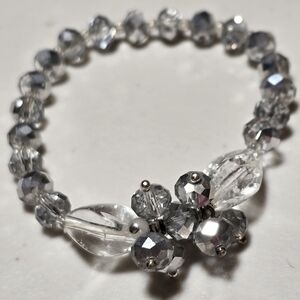 Crystal Mystique Berry Glass Stretchy Bracelet